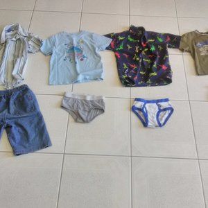 Boys Clothes Lot - Shirts, Shorts, Underwear (4T)